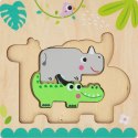 Tooky Toy Drewniane Puzzle Wielowarstwowe Tablica Zwierzątka Leśne 7 el. Tooky Toy Tooky Toy Drewniane Puzzle Wielowarstwowe Tablica Zwierzątka Leśne 7 el. Tooky Toy