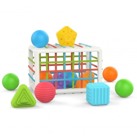 WOOPIE Elastyczna Kostka Sensoryczna Sorter dla Dzieci 13 el. Woopie WOOPIE Elastyczna Kostka Sensoryczna Sorter dla Dzieci 13 el. Woopie