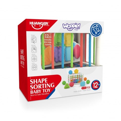 WOOPIE Elastyczna Kostka Sensoryczna Sorter dla Dzieci 13 el. Woopie WOOPIE Elastyczna Kostka Sensoryczna Sorter dla Dzieci 13 el. Woopie