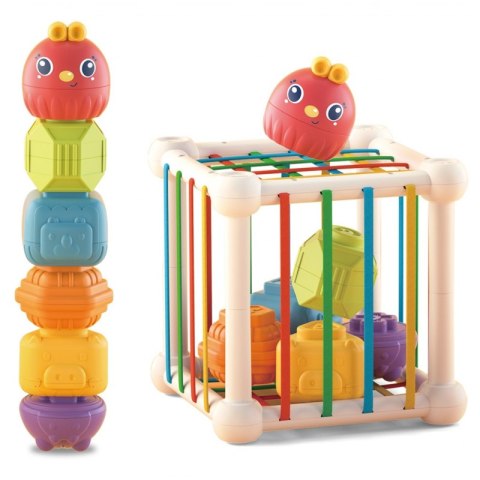 WOOPIE Elastyczna Kostka Sensoryczna Sorter dla Dzieci 7 el. Woopie
