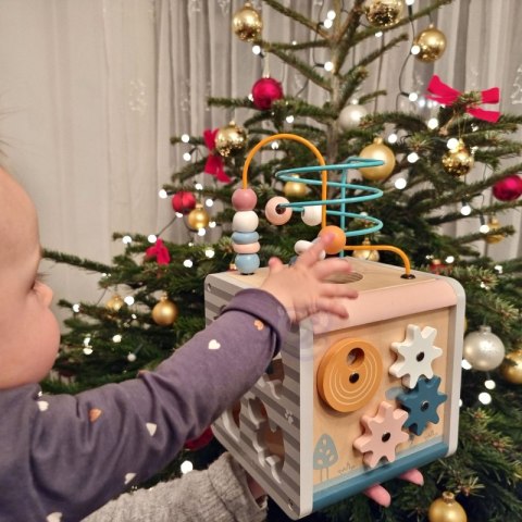Viga PolarB Activity Box Drewniane Edukacyjne Centrum Gier 5w1 kostka Viga Toys Viga PolarB Activity Box Drewniane Edukacyjne Centrum Gier 5w1 kostka Viga Toys
