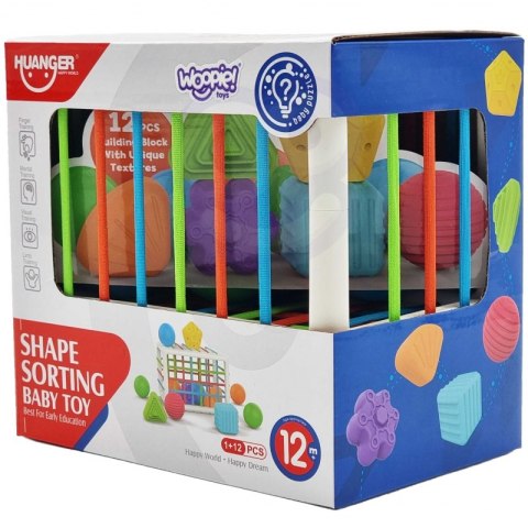 WOOPIE Elastyczna Kostka Sensoryczna Sorter dla Dzieci 13 el. Woopie WOOPIE Elastyczna Kostka Sensoryczna Sorter dla Dzieci 13 el. Woopie