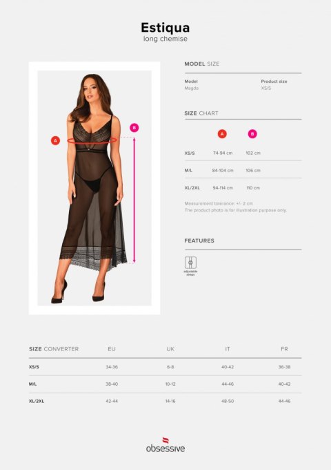 KOSZULKA ESTIQUA CHEMISE OBSESSIVE KOSZULKA ESTIQUA CHEMISE OBSESSIVE