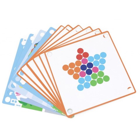 VIGA Drewniana Gra Kulki Złap i Dopasuj Układanka Viga Toys