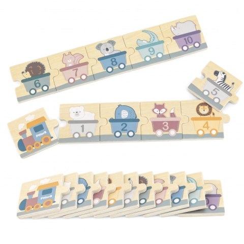 VIGA PolarB Drewniane Puzzle Numeryczne Viga Toys VIGA PolarB Drewniane Puzzle Numeryczne Viga Toys