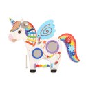 Viga Drewniana Tablica Sensoryczna Manipulacyjna Jednorożec Certyfikat FSC Viga Toys