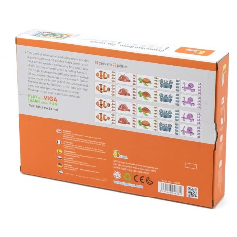 Viga Gra Porównaj Znajdź Różnice Zwierzęta Morskie Viga Toys