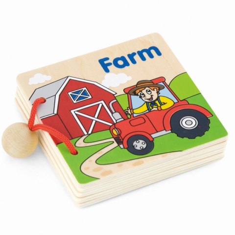 Viga Moja Pierwsza Książeczka Drewniana 1 szt. Viga Toys