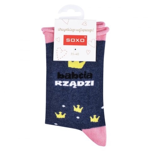 SKARPETY DAMSKIE SOXO MAMA/BABCIA SOXO SKARPETY DAMSKIE SOXO MAMA/BABCIA SOXO