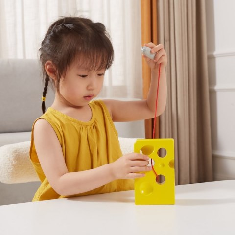 VIGA Drewniana Przeplatanka Labirynt Edukacyjny Myszka w Serze Viga Toys VIGA Drewniana Przeplatanka Labirynt Edukacyjny Myszka w Serze Viga Toys