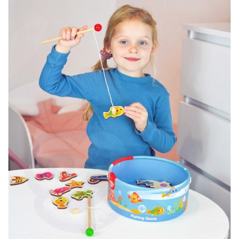 TOOKY TOY Gra Zręcznościowa Łowienie Rybek Wędkowanie Tooky Toy TOOKY TOY Gra Zręcznościowa Łowienie Rybek Wędkowanie Tooky Toy