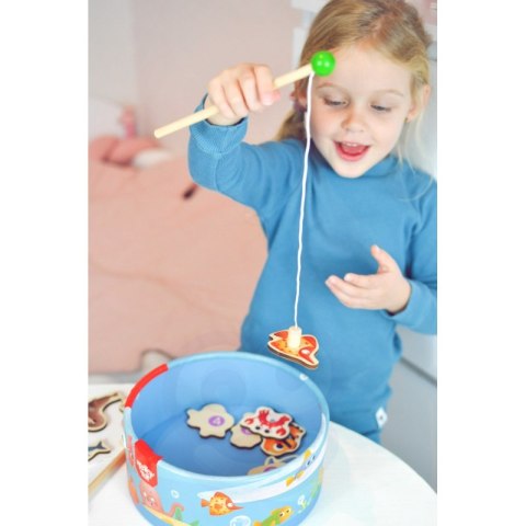TOOKY TOY Gra Zręcznościowa Łowienie Rybek Wędkowanie Tooky Toy TOOKY TOY Gra Zręcznościowa Łowienie Rybek Wędkowanie Tooky Toy