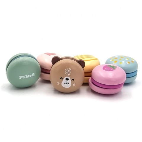 Viga PolarB Drewniane Ciastka Ciasteczka Cukiernia Zestaw Makaroników Viga Toys Viga PolarB Drewniane Ciastka Ciasteczka Cukiernia Zestaw Makaroników Viga Toys