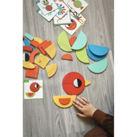 WOOPIE GREEN Drewniana Układanka Montessori 40 Wzorów do Odtworzenia 55 el. Certyfikat FSC Woopie WOOPIE GREEN Drewniana Układanka Montessori 40 Wzorów do Odtworzenia 55 el. Certyfikat FSC Woopie