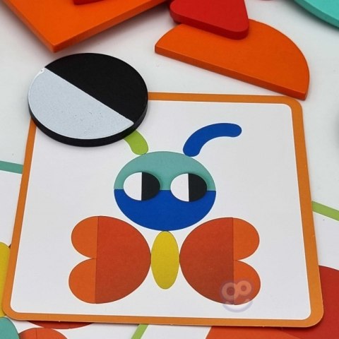 WOOPIE GREEN Drewniana Układanka Montessori 40 Wzorów do Odtworzenia 55 el. Certyfikat FSC Woopie WOOPIE GREEN Drewniana Układanka Montessori 40 Wzorów do Odtworzenia 55 el. Certyfikat FSC Woopie