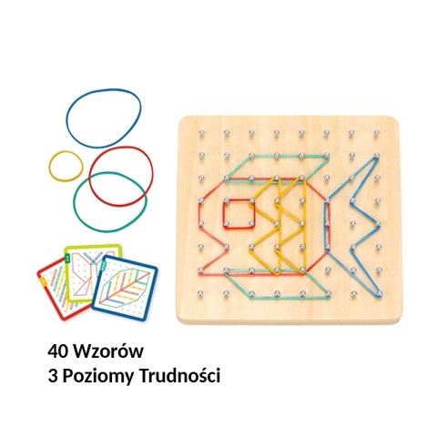 WOOPIE GREEN Geoplan na Gumki Drewniana Układanka 69 el. Certyfikat FSC Woopie WOOPIE GREEN Geoplan na Gumki Drewniana Układanka 69 el. Certyfikat FSC Woopie