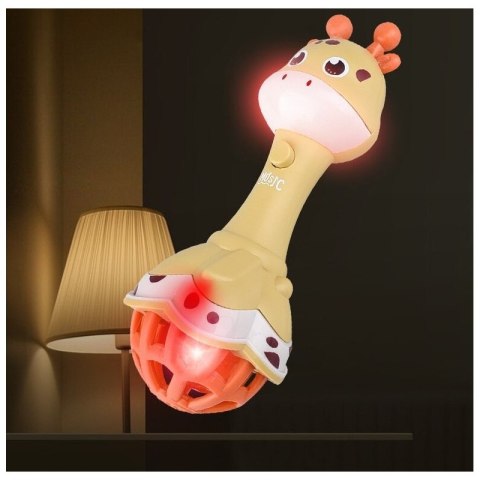 WOOPIE Grzechotka Żyrafka Sensoryczna Gryzak z Muzyką 1 szt. Woopie WOOPIE Grzechotka Żyrafka Sensoryczna Gryzak z Muzyką 1 szt. Woopie
