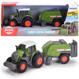 DICKIE Farm Traktor Fendt Maszyna do Belowania Prasa 18cm Dickie