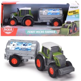 DICKIE Farm Traktor Fendt Maszyna z Cysterną na Mleko 18cm Dickie