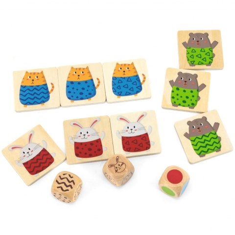 VIGA Drewniana Układanka Gra w Szybkie Dopasowanie 27 el. Viga Toys VIGA Drewniana Układanka Gra w Szybkie Dopasowanie 27 el. Viga Toys