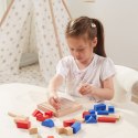 Viga Drewniana Gra Budowanie Klocki 3D Montessori Viga Toys