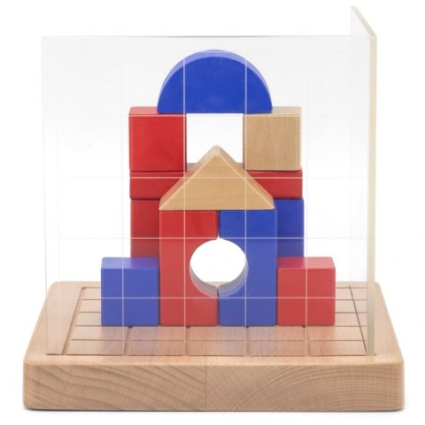 Viga Drewniana Gra Budowanie Klocki 3D Montessori Viga Toys Viga Drewniana Gra Budowanie Klocki 3D Montessori Viga Toys