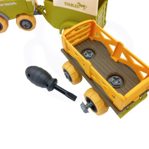 WOOPIE Farma Zestaw Konstrukcyjny do Skręcenia Kombajn Stajnia Figurki + Konik Woopie WOOPIE Farma Zestaw Konstrukcyjny do Skręcenia Kombajn Stajnia Figurki + Konik Woopie