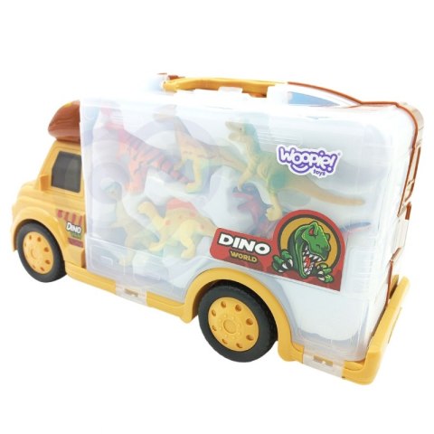 WOOPIE Zestaw Samochód 2w1 Walizka + Dinozaury Figurki 6 szt. Woopie WOOPIE Zestaw Samochód 2w1 Walizka + Dinozaury Figurki 6 szt. Woopie