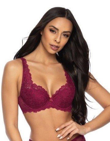 BIUSTONOSZ CARMELA M-053/22 BURGUND MAT BIUSTONOSZ CARMELA M-053/22 BURGUND MAT