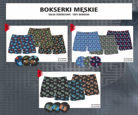 BOKSERKI BAWEŁNIANE SASZETKA 1BB-146 REDO BOKSERKI BAWEŁNIANE SASZETKA 1BB-146 REDO