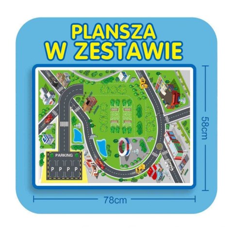WOOPIE Tor Spirala Garaż dla Samochodzików 3 szt. Woopie WOOPIE Tor Spirala Garaż dla Samochodzików 3 szt. Woopie