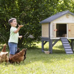 SMOBY Kurnik Cluck Cluck Dla 4 Kur z Jajkiem i Książeczką Smoby