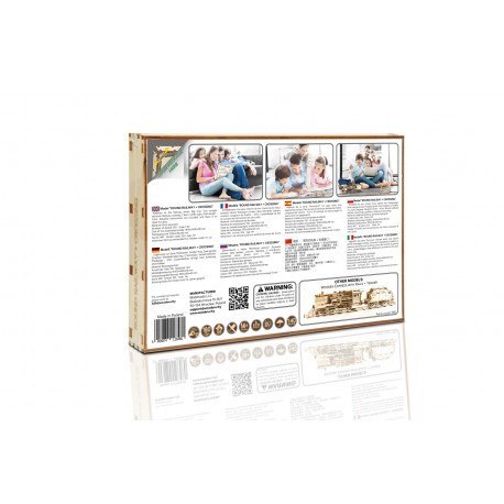 Drewniane puzzle mechaniczne 3d wooden.city - okrągłe tory + Wooden City Drewniane puzzle mechaniczne 3d wooden.city - okrągłe tory + Wooden City