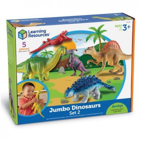 Duże figurki, dinozaury, zestaw ii, zestaw 5 szt. Learning Resources Duże figurki, dinozaury, zestaw ii, zestaw 5 szt. Learning Resources