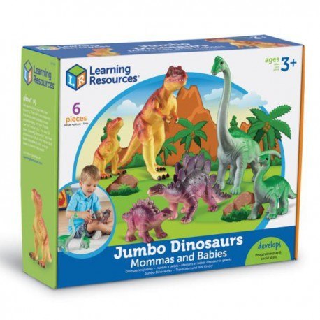 Duże figurki, mamy i dzieci, dinozaury, zestaw 6 Learning Resources Duże figurki, mamy i dzieci, dinozaury, zestaw 6 Learning Resources