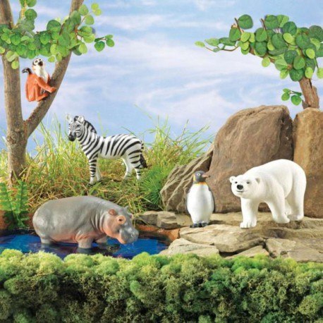 Duże figurki, zwierzęta w zoo, zestaw 5 szt. Learning Resources Duże figurki, zwierzęta w zoo, zestaw 5 szt. Learning Resources