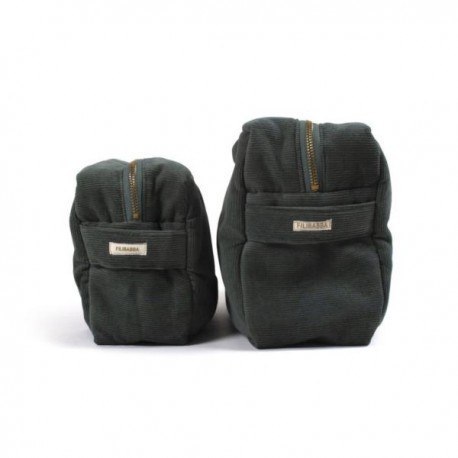 Filibabba kosmetyczka duża sztruks pine green Filibabba Filibabba kosmetyczka duża sztruks pine green Filibabba