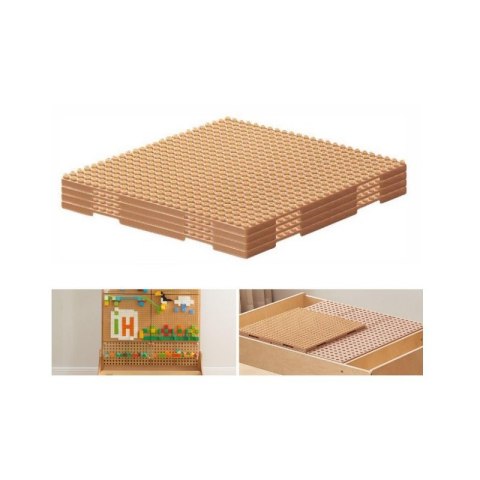 MASTERKIDZ Drewniany Stół Edukacyjny + AKCESORIA STEM WALL + 563 Klocków Masterkidz MASTERKIDZ Drewniany Stół Edukacyjny + AKCESORIA STEM WALL + 563 Klocków Masterkidz