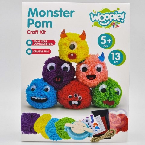 WOOPIE ART&FUN Zestaw Kreatywny Zrób Potworka Monster Pom Woopie WOOPIE ART&FUN Zestaw Kreatywny Zrób Potworka Monster Pom Woopie