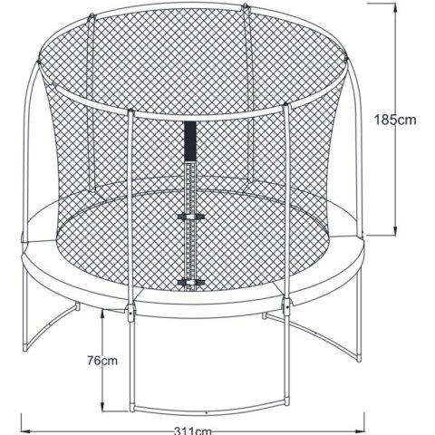 Axi Trampolina Bostonn 305 cm + Siatka AXI Axi Trampolina Bostonn 305 cm + Siatka AXI