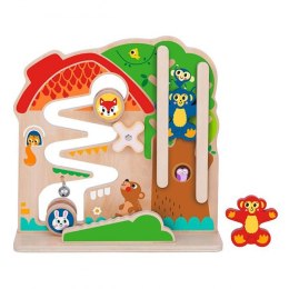 TOOKY TOY Drewniana Tablica Manipulacyjna Montessori Tooky Toy