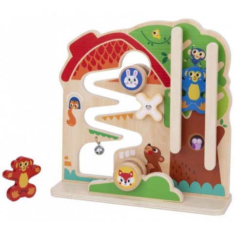 TOOKY TOY Drewniana Tablica Manipulacyjna Montessori Tooky Toy