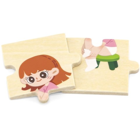 VIGA Drewniana Układanka Edukacyjna Dzieci Ubieranie Puzzle Viga Toys VIGA Drewniana Układanka Edukacyjna Dzieci Ubieranie Puzzle Viga Toys