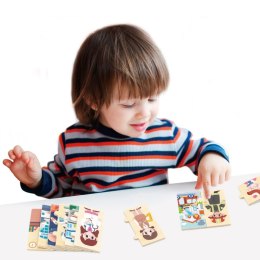 VIGA Drewniane Puzzle Układanka Dopasowanie Zawodów Viga Toys