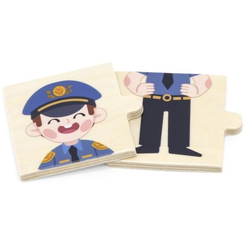VIGA Drewniane Puzzle Układanka Dopasowanie Zawodów Viga Toys VIGA Drewniane Puzzle Układanka Dopasowanie Zawodów Viga Toys