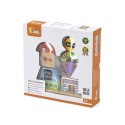 VIGA Układanka Piramidka Roboty + Wzory 8 el. Viga Toys