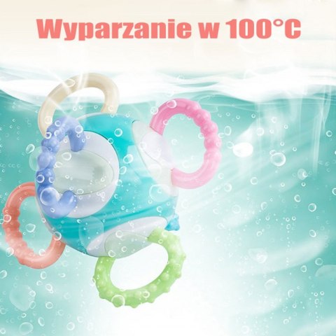 WOOPIE Zabawka Sensoryczna 2w1 Gryzak Grzechotka Woopie WOOPIE Zabawka Sensoryczna 2w1 Gryzak Grzechotka Woopie