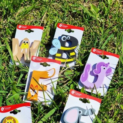 CLASSIC WORLD Drewniany Alfabet ZOO Farma Zestaw Literek 26 szt. Classic World CLASSIC WORLD Drewniany Alfabet ZOO Farma Zestaw Literek 26 szt. Classic World