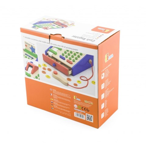 Drewniana Kasa sklepowa z akcesoriami Skaner Viga Toys Viga Toys Drewniana Kasa sklepowa z akcesoriami Skaner Viga Toys Viga Toys