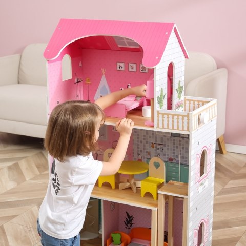 VIGA Duży Drewniany Domek dla Lalek Viga Toys VIGA Duży Drewniany Domek dla Lalek Viga Toys